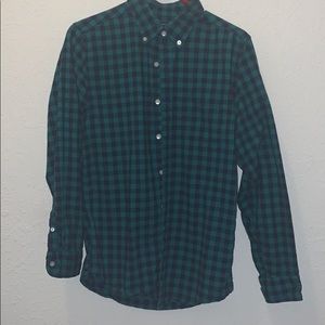 Green Button-Up Flannel